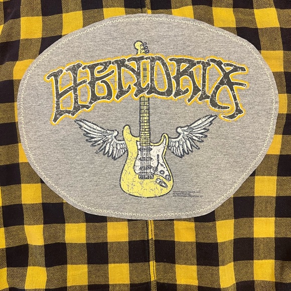 Jimmy Hendrix One-of-a-Kind MadAndie Custom Unisex Plaid Vintage Shirt - Picture 3 of 8